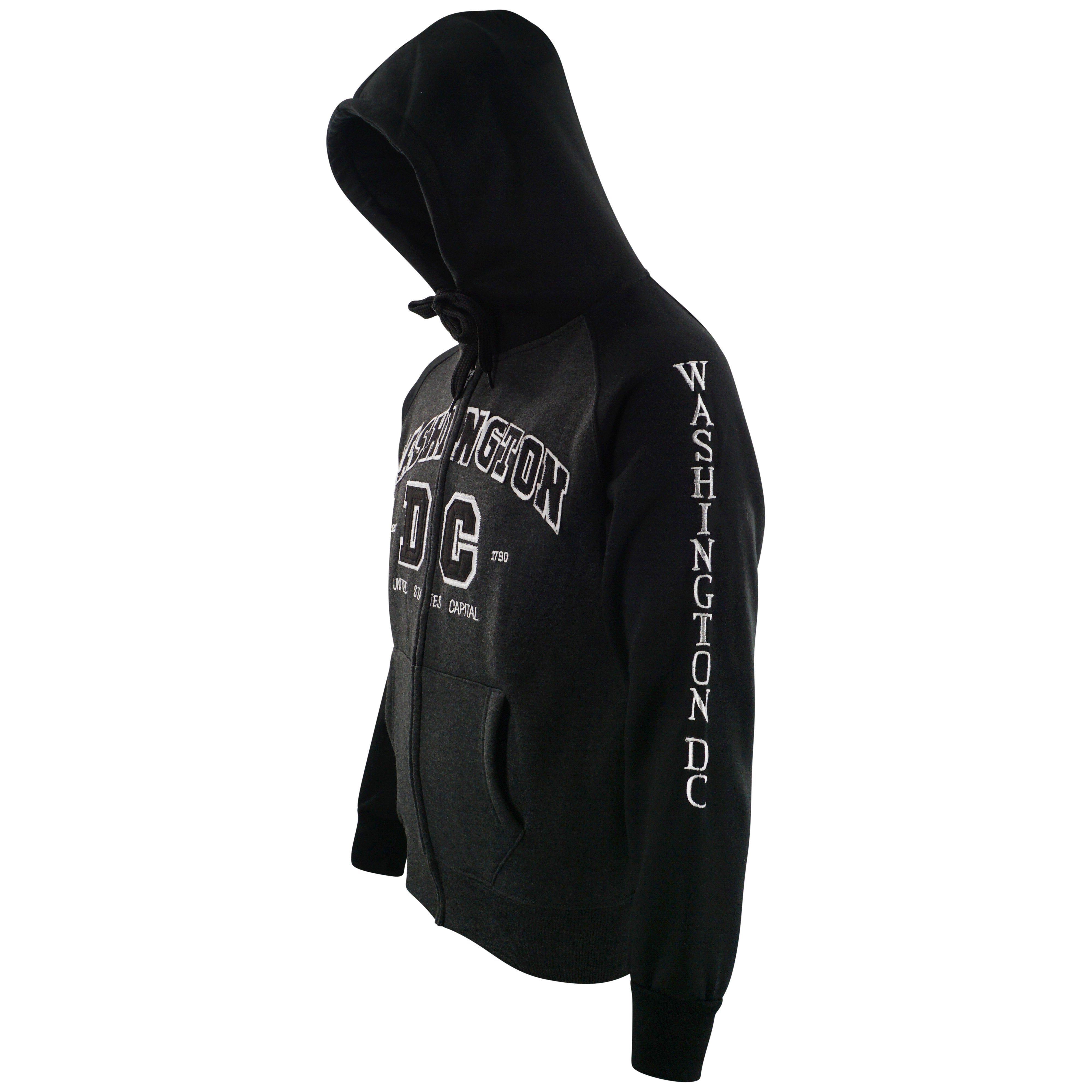 Washington DC Zipper Hoodie TWO TONE