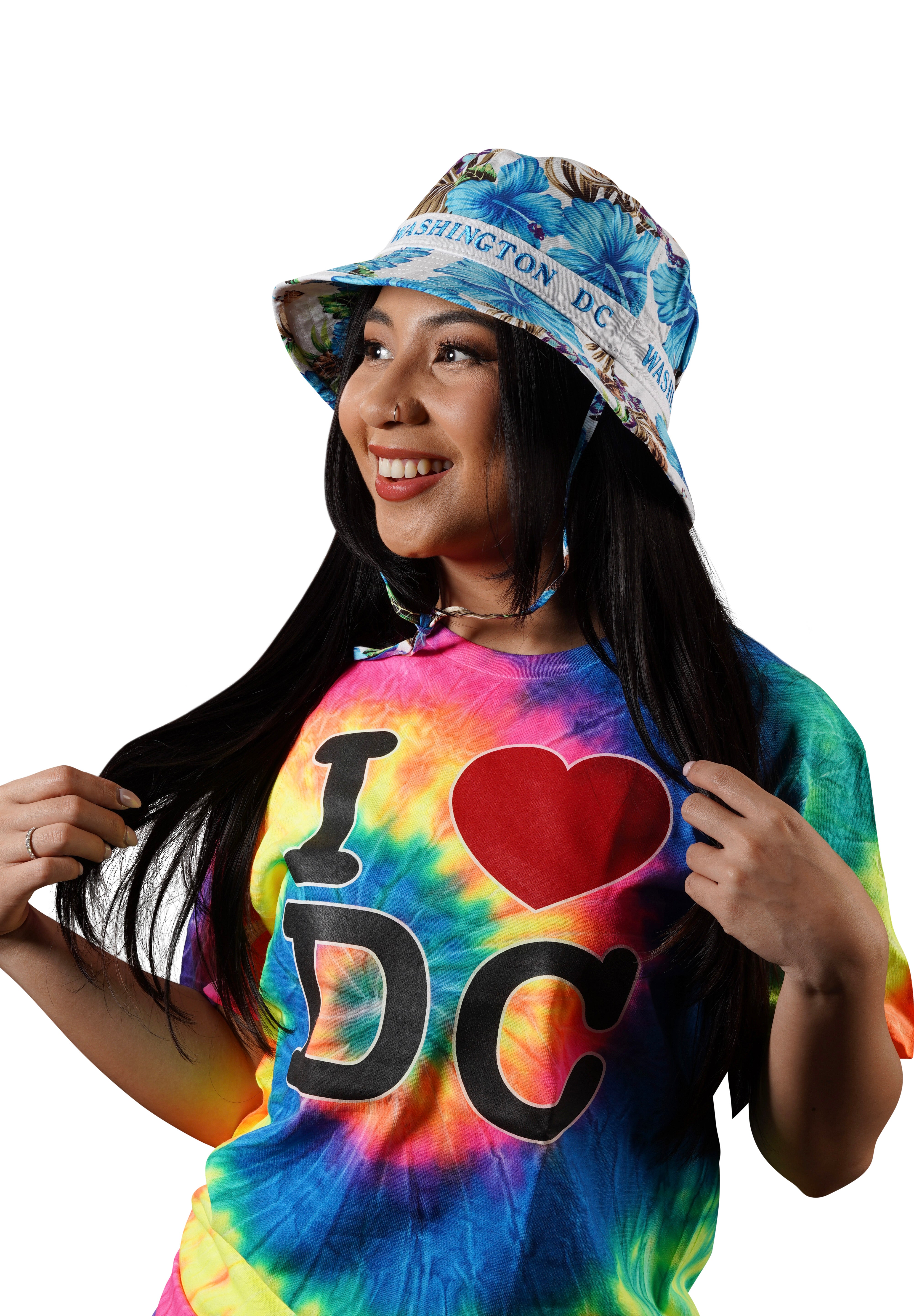 I Heart DC Rainbow Tie Dye T-Shirt