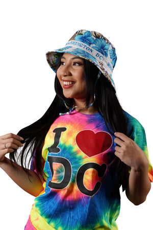 I Heart DC Rainbow Tie Dye T-Shirt