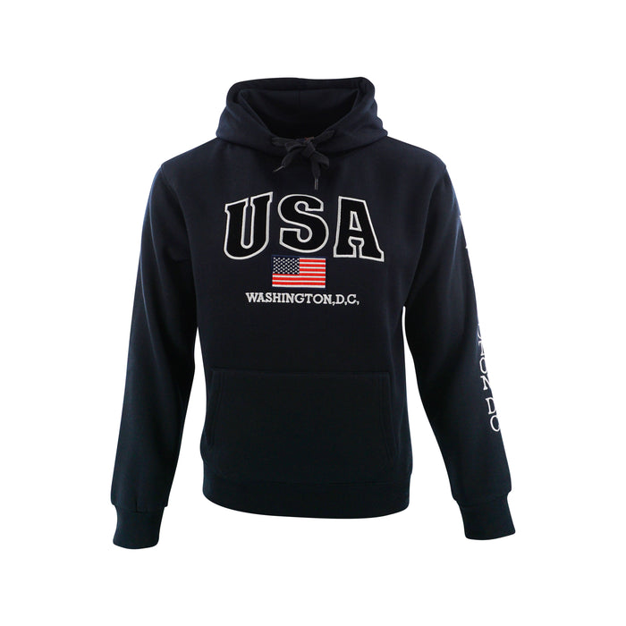 Washington DC Hoodie Big USA Navy