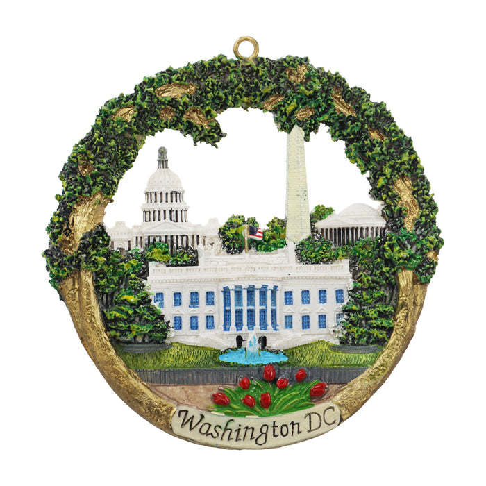 Washington DC Landmarks Ceramic Ornament