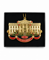 The White House Gold-Tone Christmas Ornament