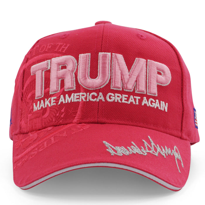 TRUMP MAKE AMERICA GREAT AGAIN PINK BASEBALL CAP