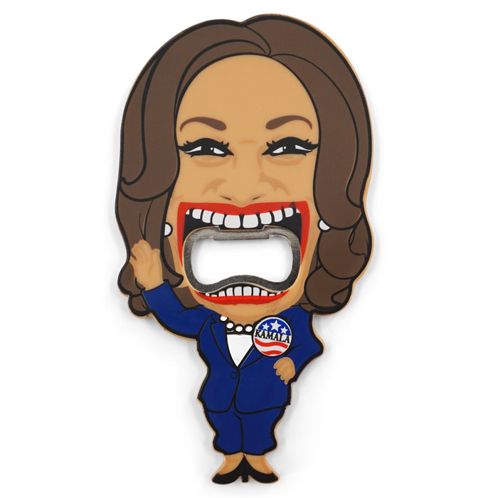 KAMALA HARRIS BIG BITE MAGNET BOTTLE OPENER