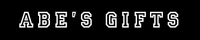 Text 'ABE'S GIFTS' in white on a black background