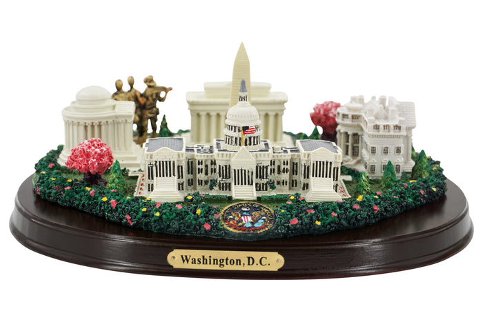 Washington, D.C. Panorama building Statue