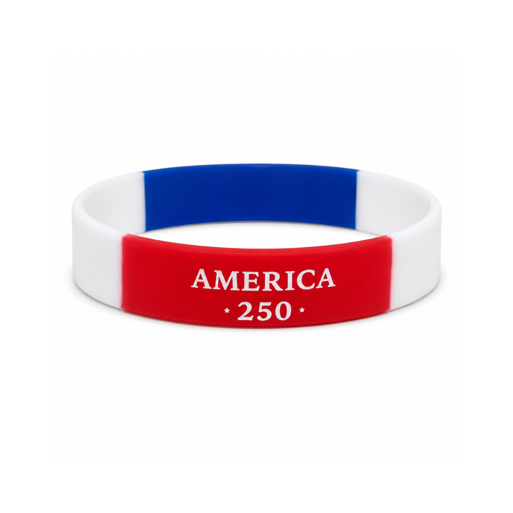 America 250 Silicone Bracelet