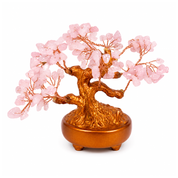 Pink Cherry Blossom Crystal Tree Décor – Decorative Bonsai Display
