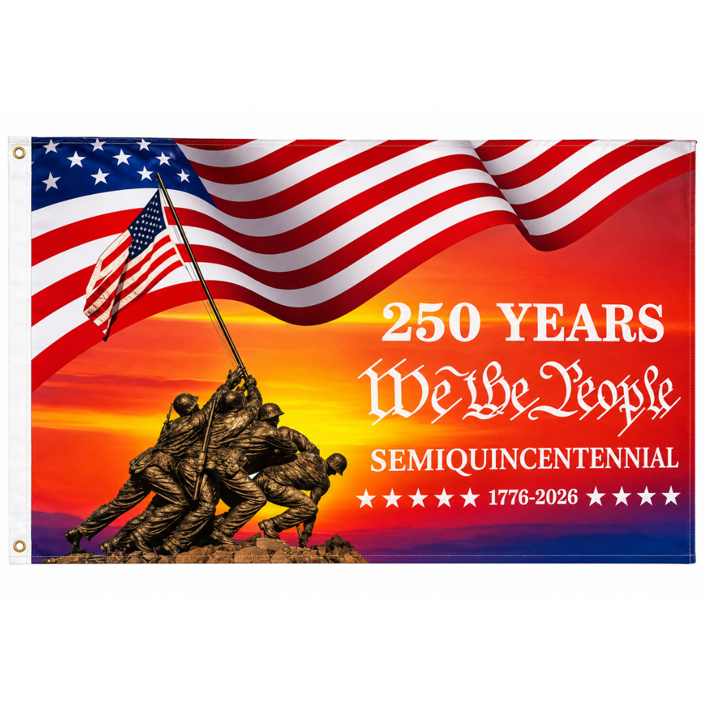 America 250 We the People Semiquincentennial Flag