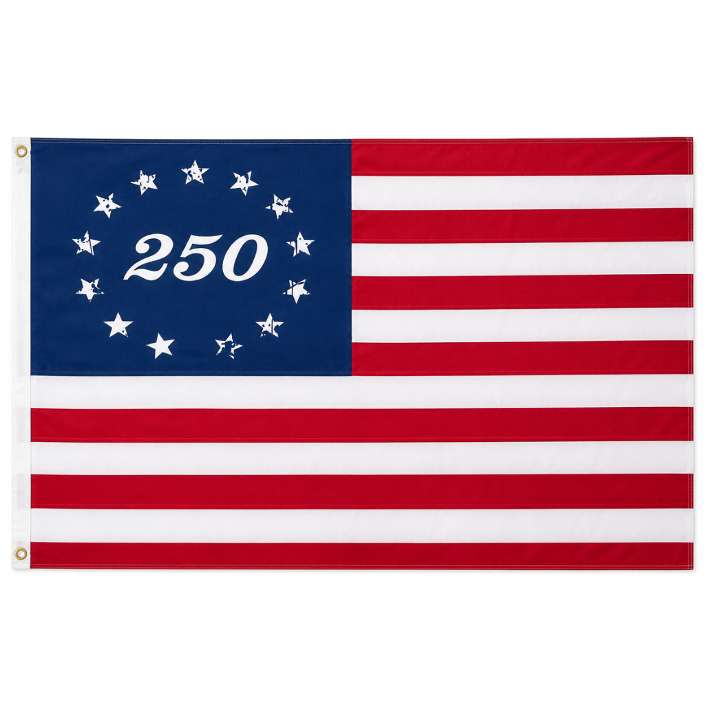 America 250 Betsy Ross Style Flag