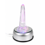 USB-Powered Round LED Crystal Display Base