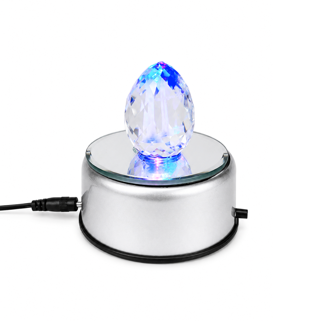 Plug-In Round LED Crystal Display Base