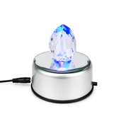 Plug-In Round LED Crystal Display Base