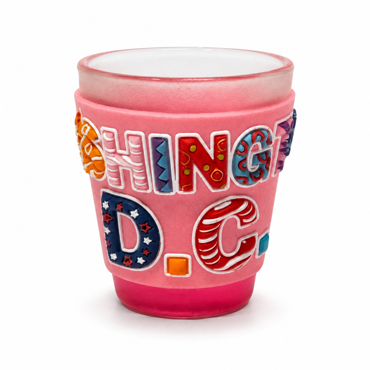 Pink Washington D.C Souvenir Shot Glass