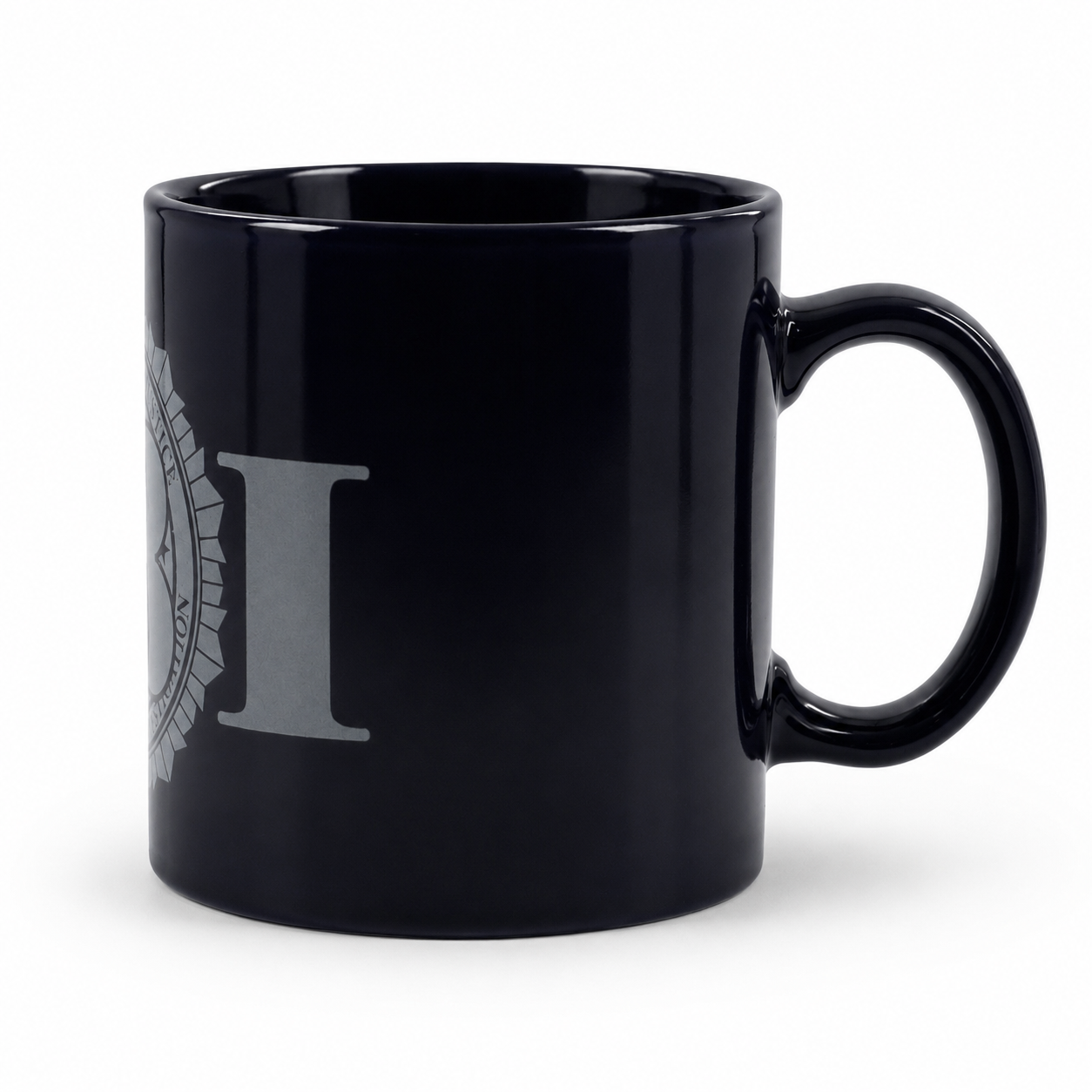 Black FBI Logo with Seal - Coffee Mug
