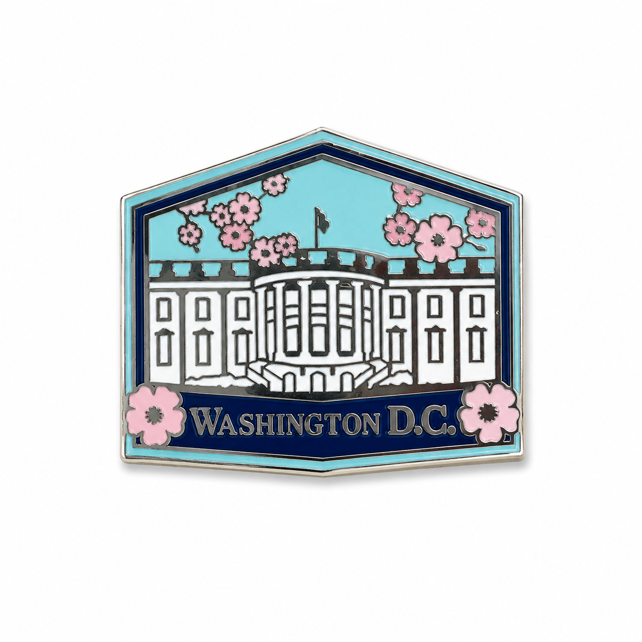 White House Cherry Blossom Lapel Pin