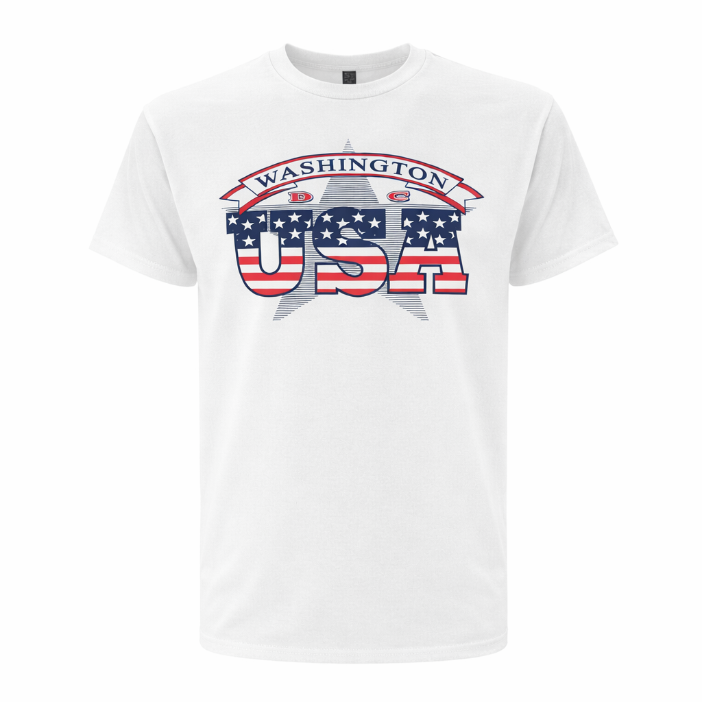 Washington DC USA Star Banner T-Shirt