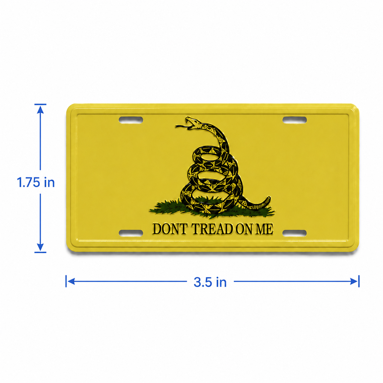Don’t Tread On Me License Plate Metal Magnet