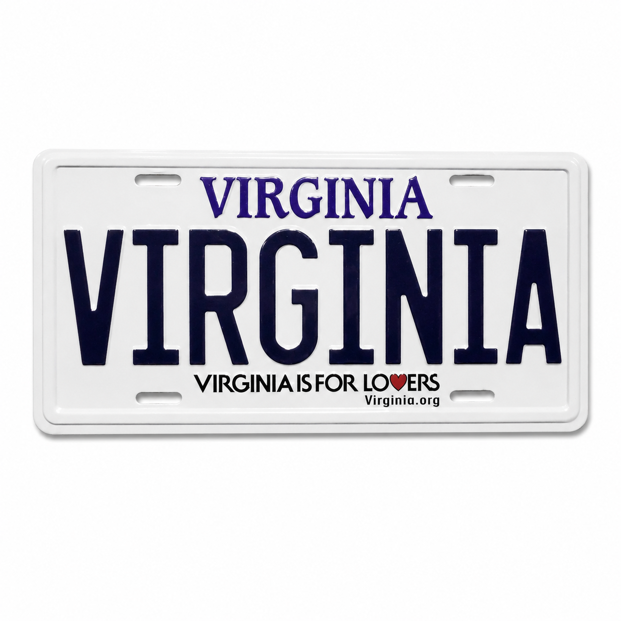 Virginia License Plate Metal Magnet