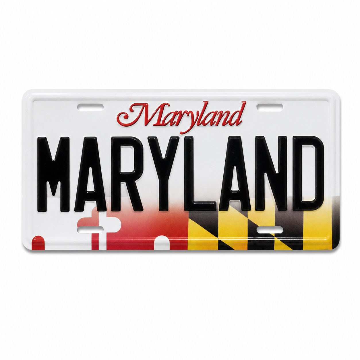 Maryland License Plate Metal Magnet