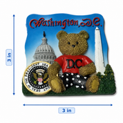 DC Bear & Seal of the President Ceramic Magnet