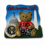 DC Bear & Seal of the President Ceramic Magnet