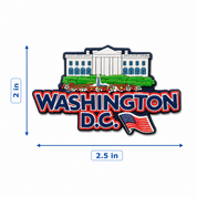Washington D.C White House Rubber Magnet