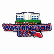 Washington D.C White House Rubber Magnet