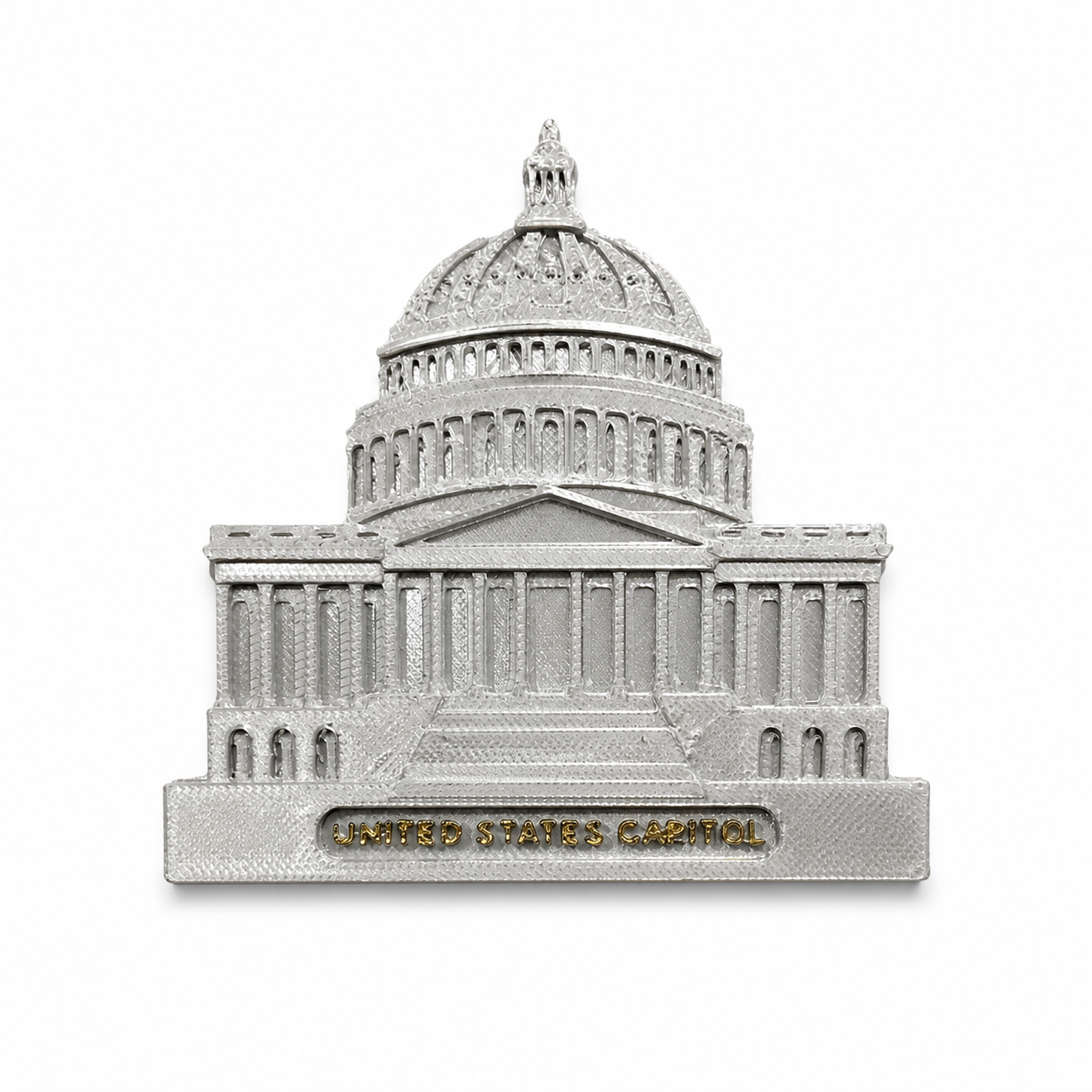 Washington D.C US Capitol Plastic Magnet