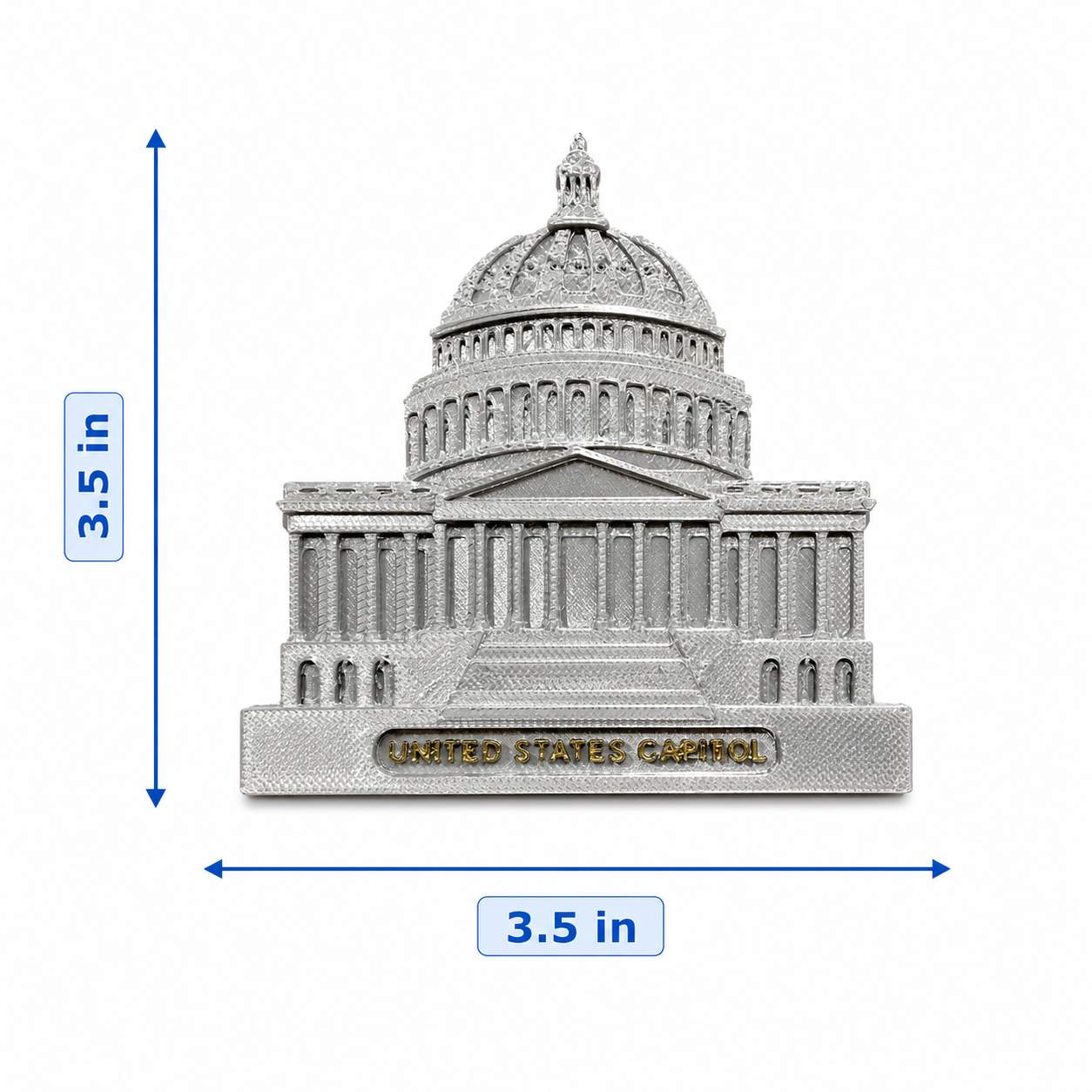 Washington D.C US Capitol Plastic Magnet