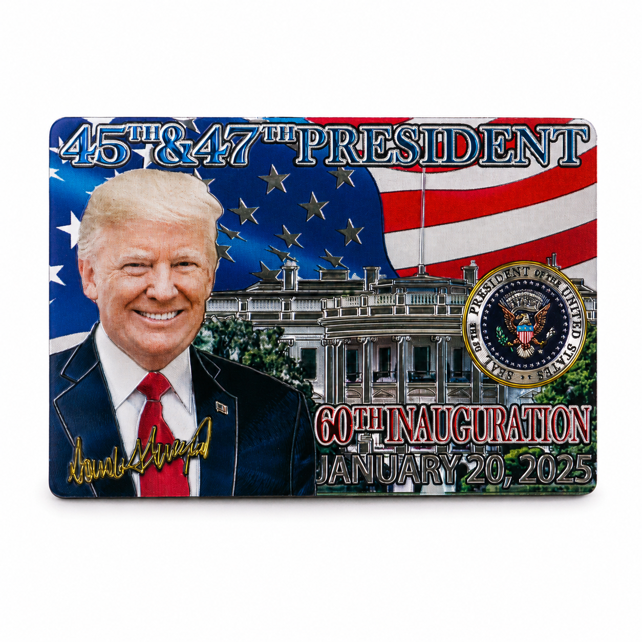 60th Presidential Inauguration Rubber Magnet