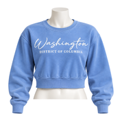 Washington DC Women’s Cropped Crewneck Sweatshirt