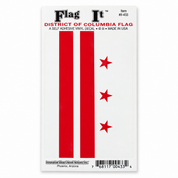 Washington Dc Flag Vinyl Sticker