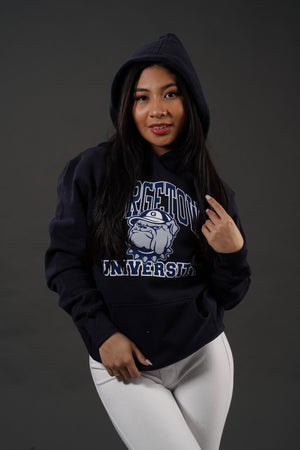 ADULT SWEATSHIRT GEORGETOWN UNIVERSITY NAVY