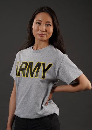 ADULT TEE ARMY GRAY