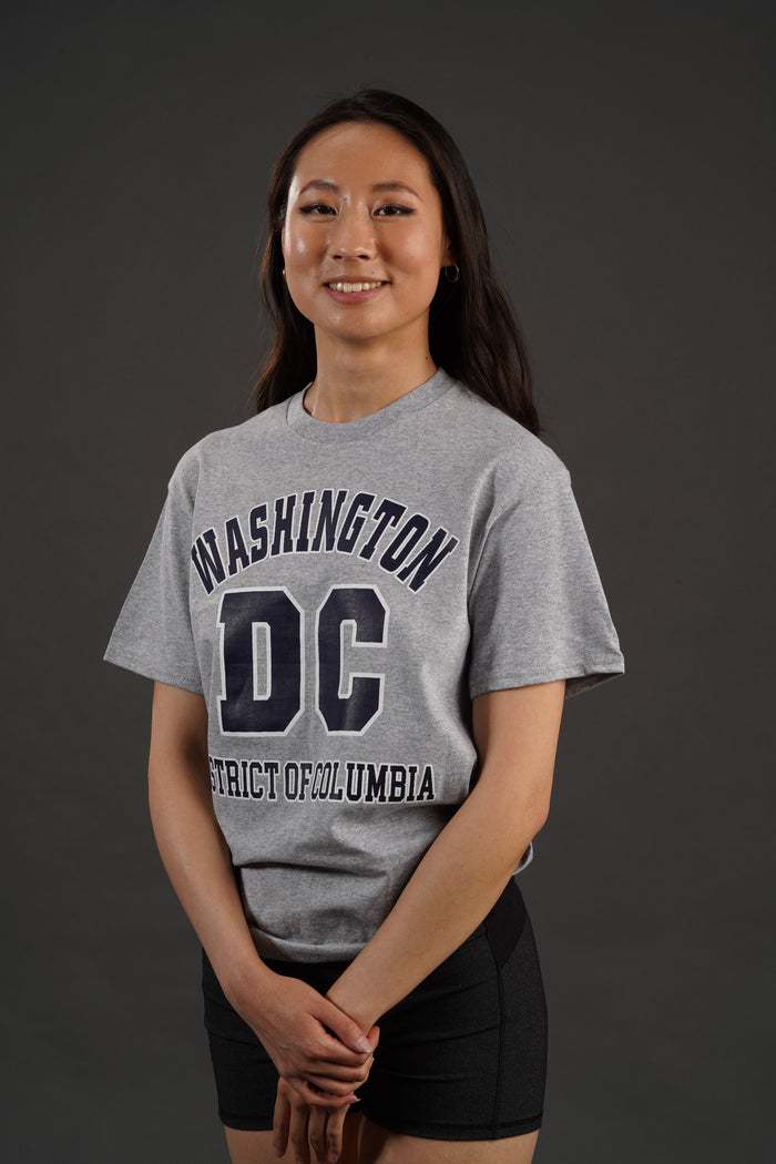 Adult Tee Arc Navy Letters Washington DC