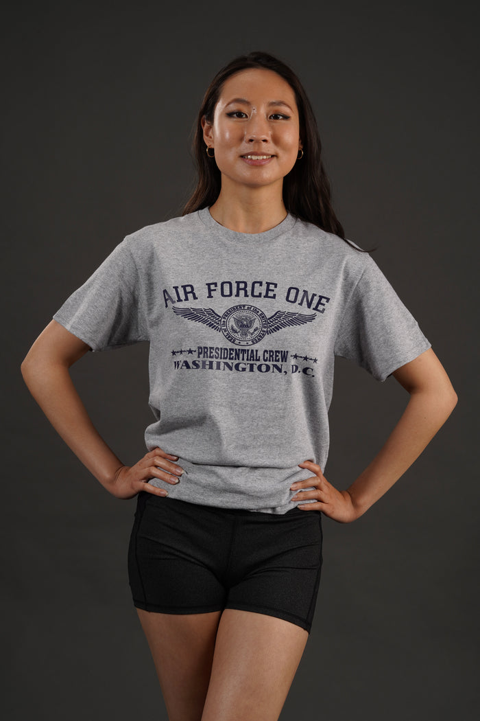 Adult Tee Air Force 1 Crew Gray