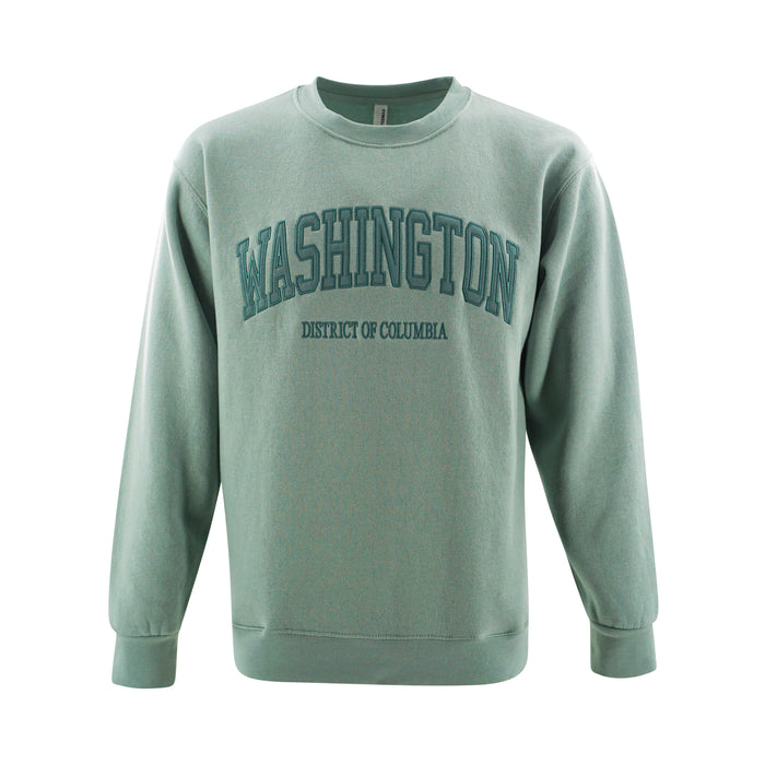 Washington, DC Crewneck Sweatshirt – Sage