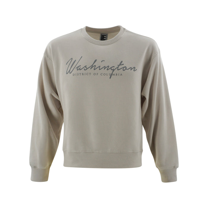 Washington DC Crewneck – Bone or Black