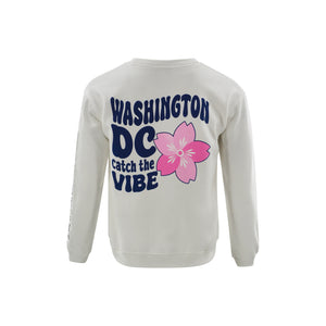 Washington DC “Catch the Vibe” Crewneck – White or Pink