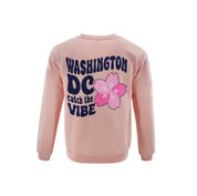 Washington DC “Catch the Vibe” Crewneck – White or Pink