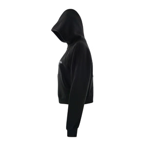 Washington DC Cropped Hoodie – Black