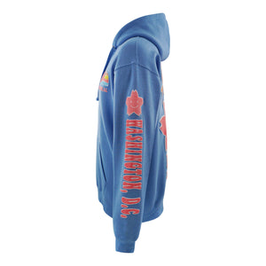 Washington DC “Good Vibes” Hoodie – Carolina Blue