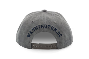 Washington DC Nation's Capital Round Logo- Gray/Navy