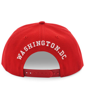 Washington DC Nation's Capital Round Logo- RED/BLK