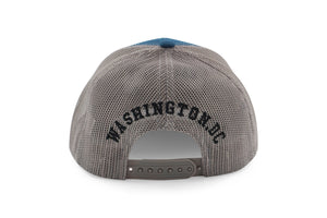 Washington DC Mesh Snapback Hat - Teal/Black