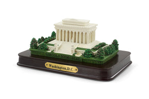 Lincoln Memorial Building with Wood Base Washington DC Souvenirs