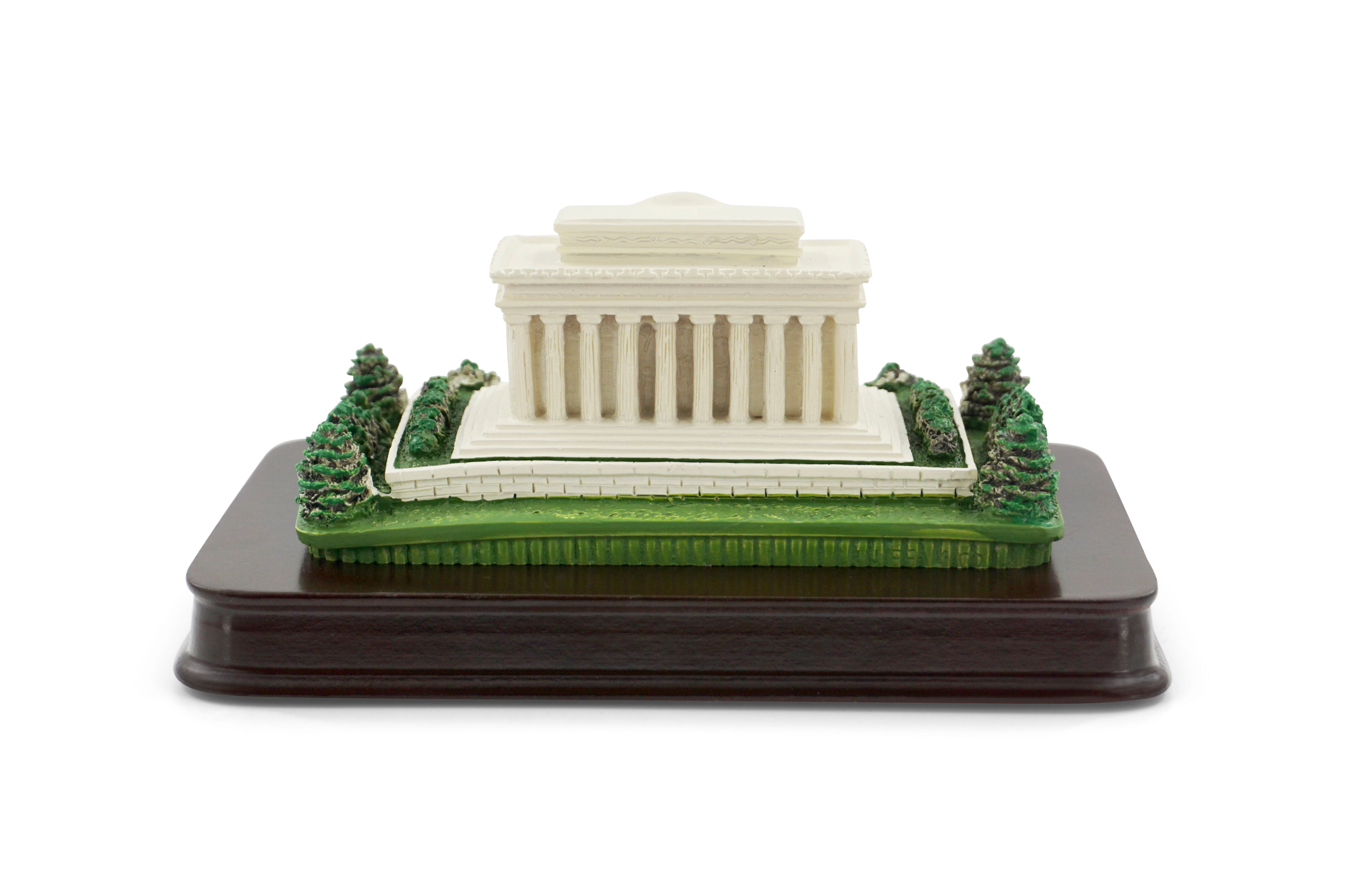 Lincoln Memorial Building with Wood Base Washington DC