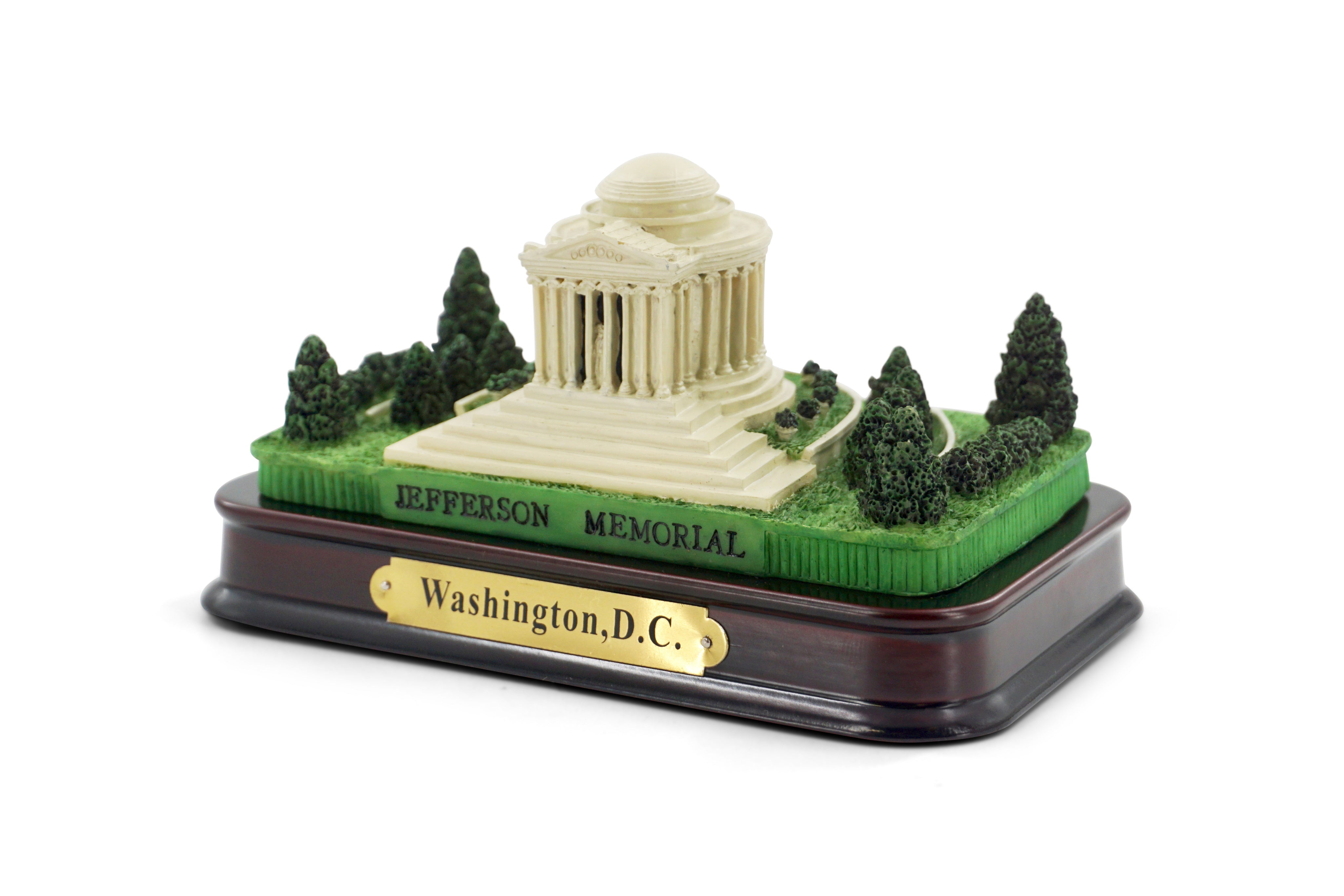 Thomas Jefferson Memorial Building With Wood Base