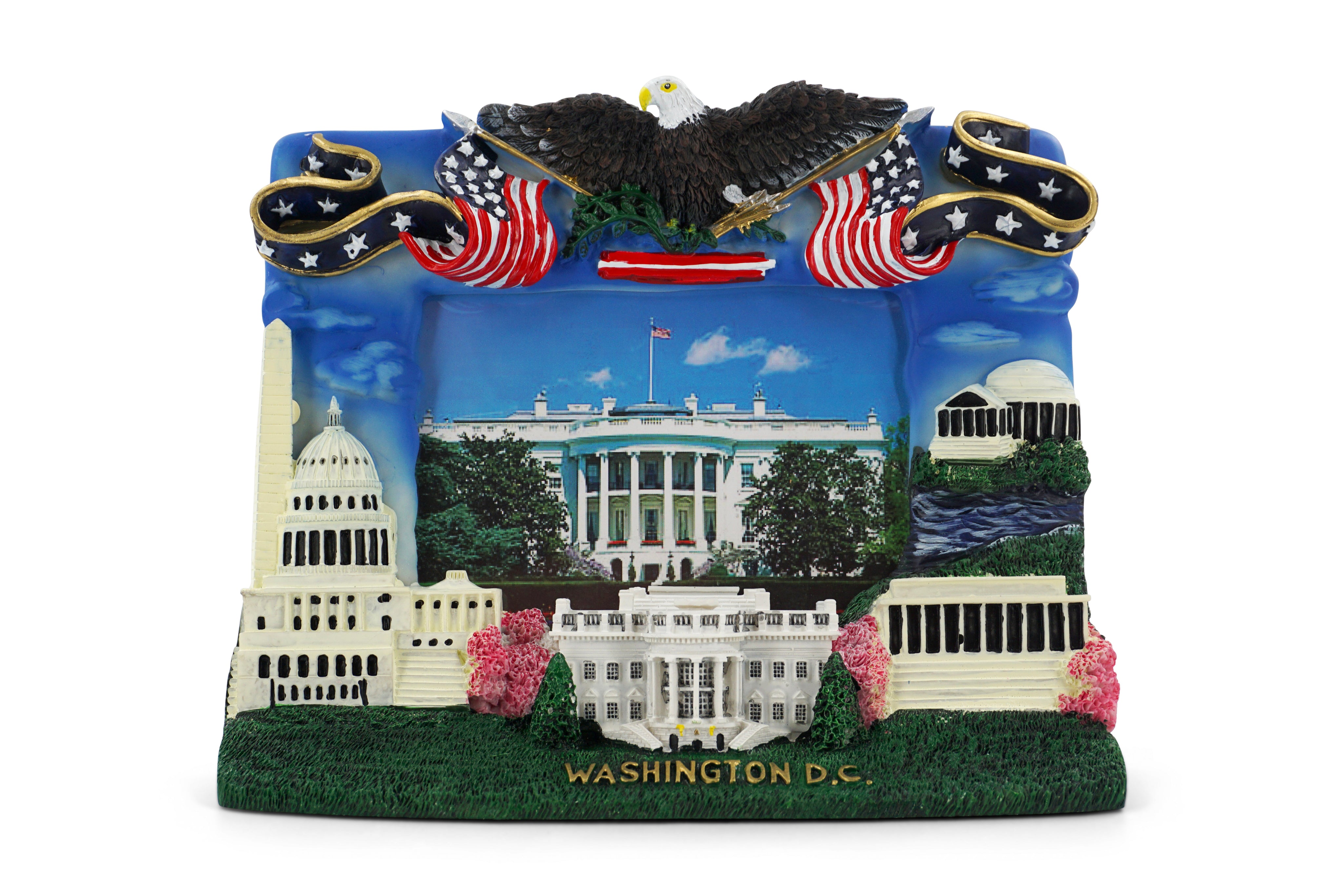 Washington DC 3D Buildings Picture Frame